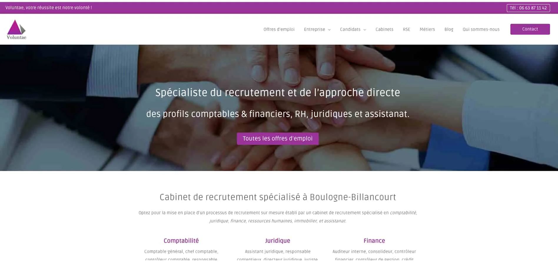 Voluntae, recrutement profils financiers