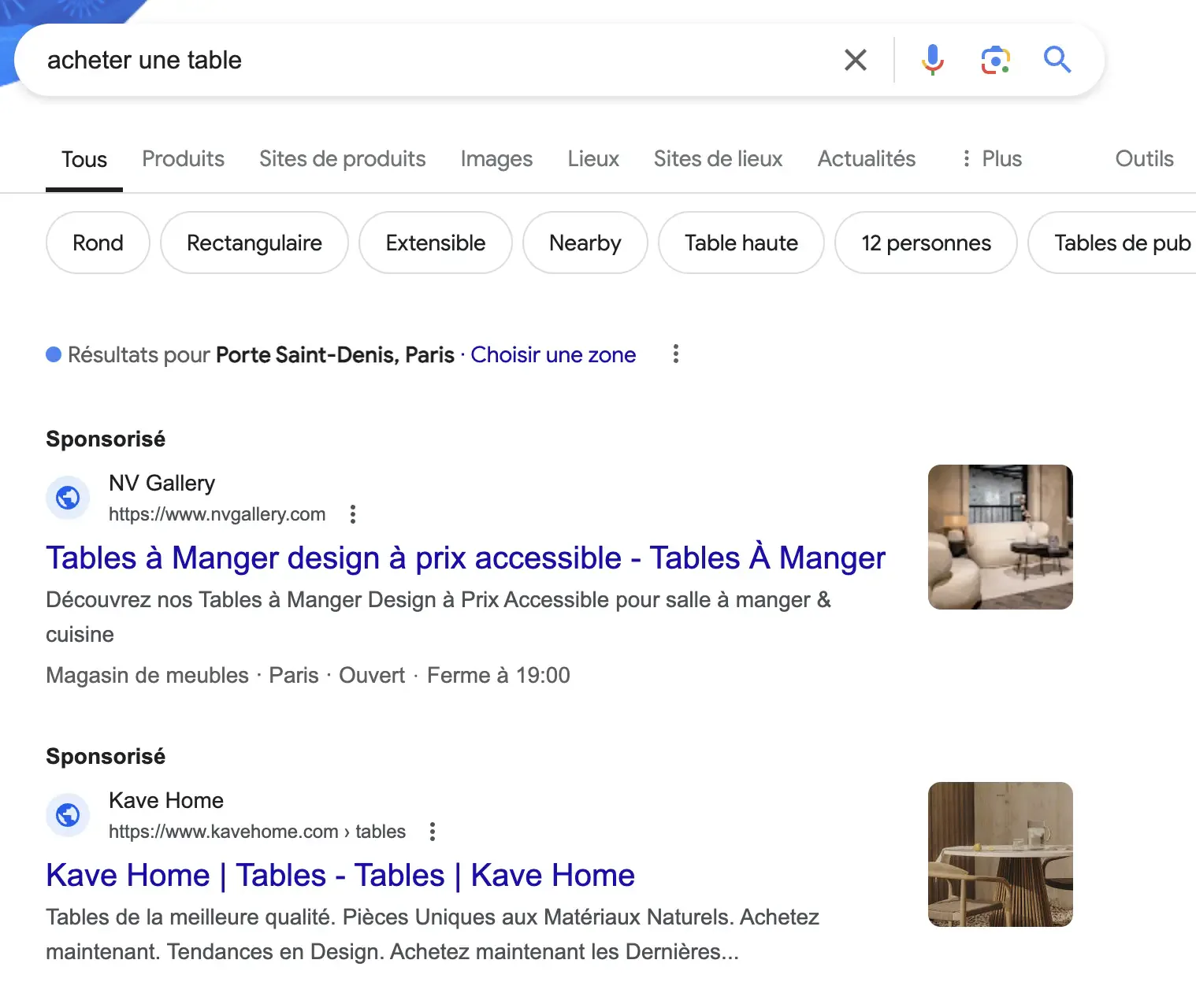 Recherche Google Ads